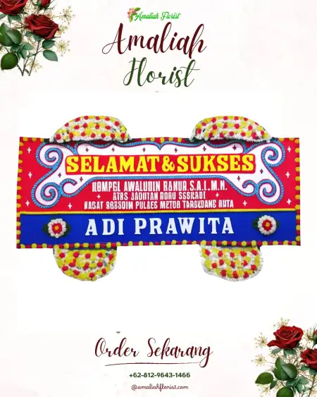Papan Bunga Ucapan Selamat Matraman