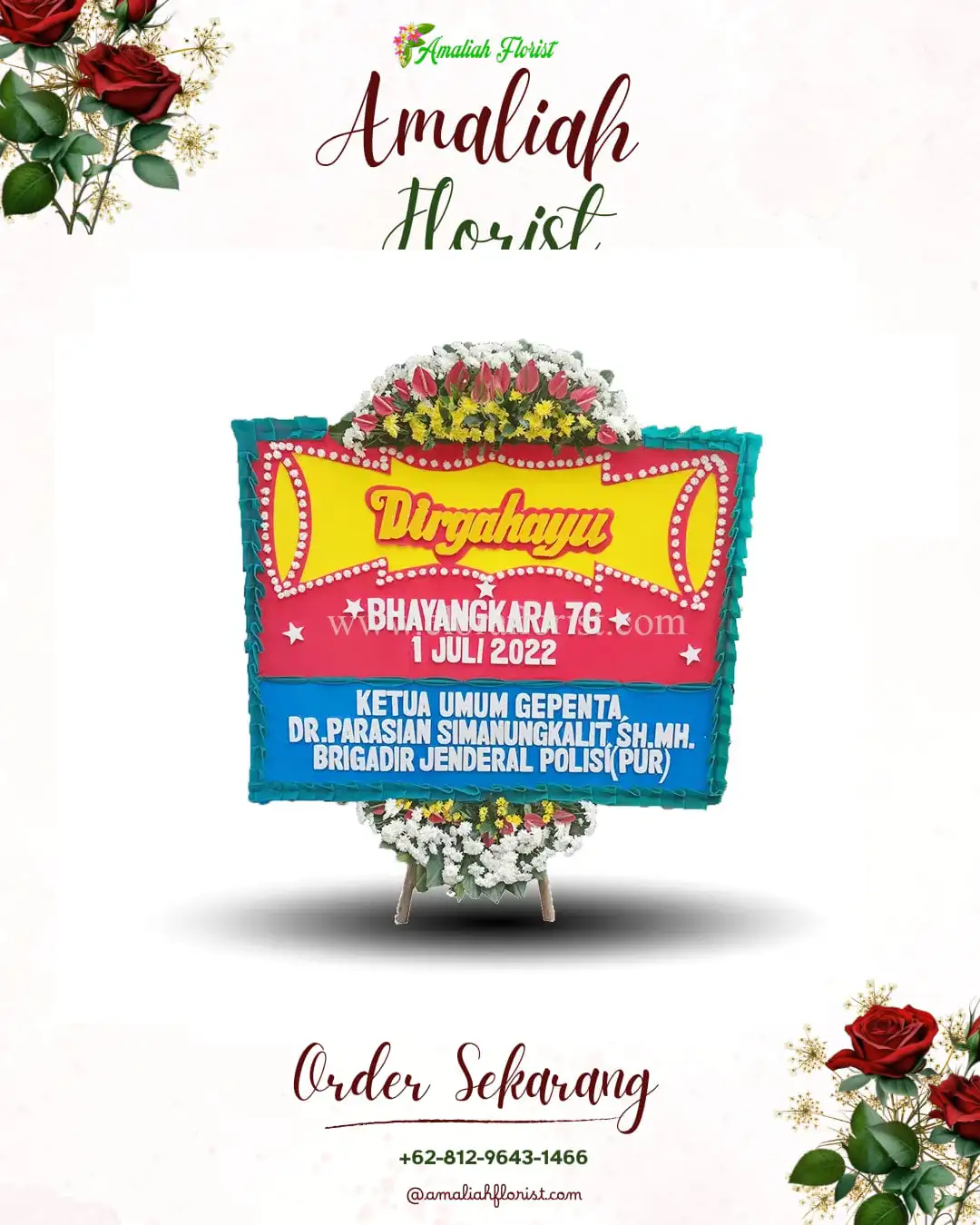 Papan Bunga HUT Ulang Tahun Matraman